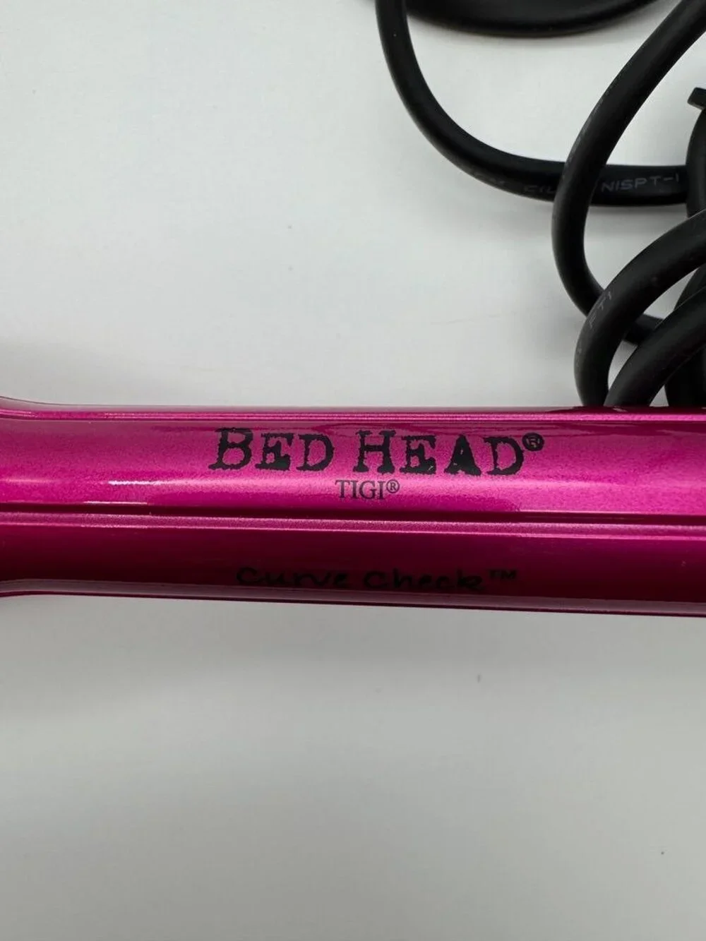 BedHead Tigi Curve Check XL Styling Wand BH335 Tourmaline Ceramic Iron for Hair